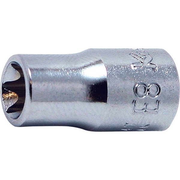 Ko-Ken Socket TORX E4 22mm 1/4 Sq. Drive 2425-E4